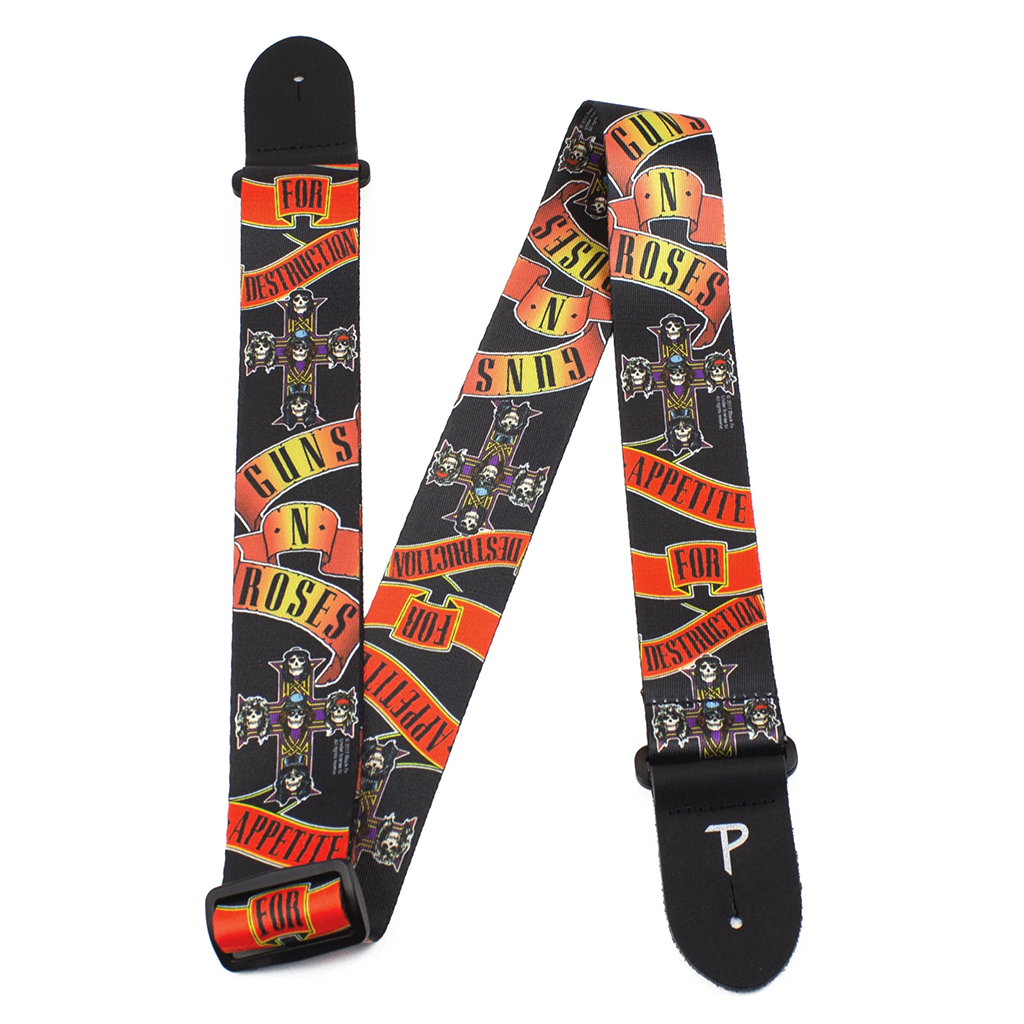 PERRI'S 2" POLY STRAP GUNS N ROSES APPETITE CROSS
