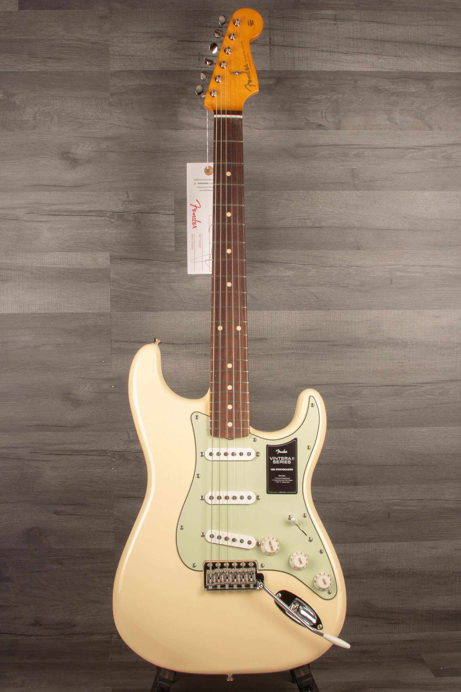 Fender Vintera® II '60s Stratocaster®, Rosewood Fingerboard RW, Olympic White