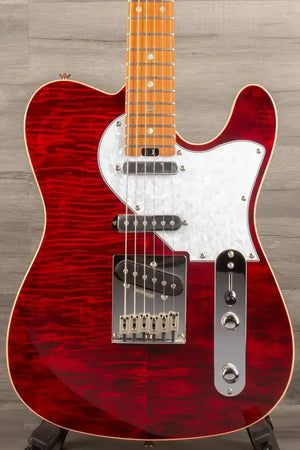 Aria 615 Mk2 Ruby Red - Set Up by MusicStreet