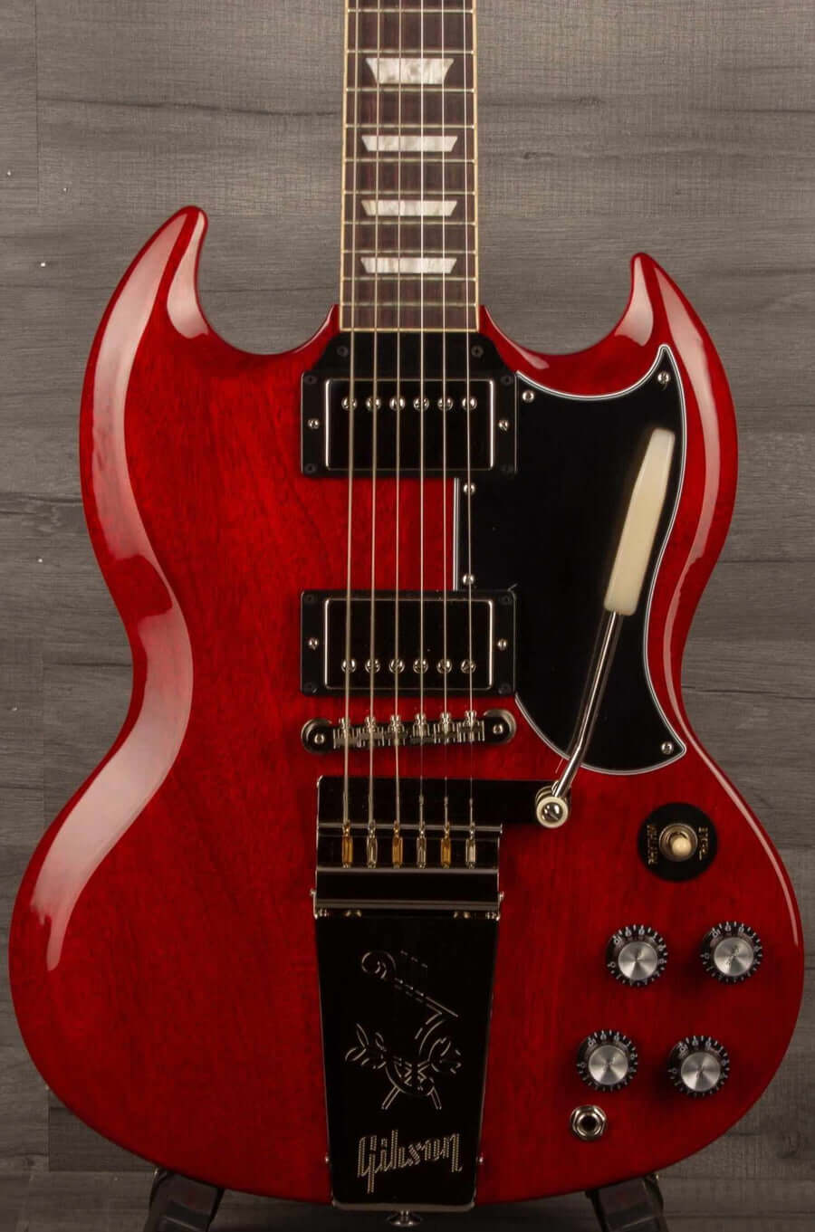 Gibson SG Standard 61 Maestro vibrola - Vintage Cherry | MusicStreet