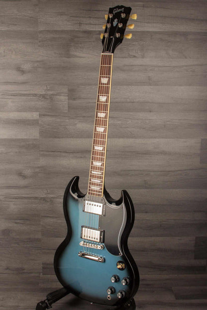 Gibson SG Standard '61 Stopbar Electric Guitar - Pelham Blue Burst