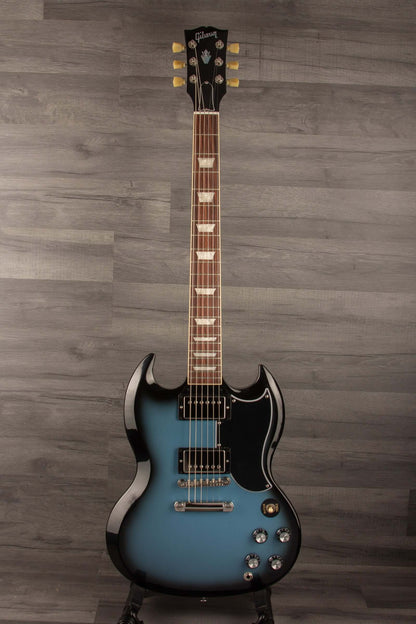 Gibson SG Standard '61 Stopbar Electric Guitar - Pelham Blue Burst