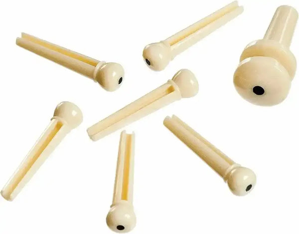 Plastic Bridge & End Pins - Ivory