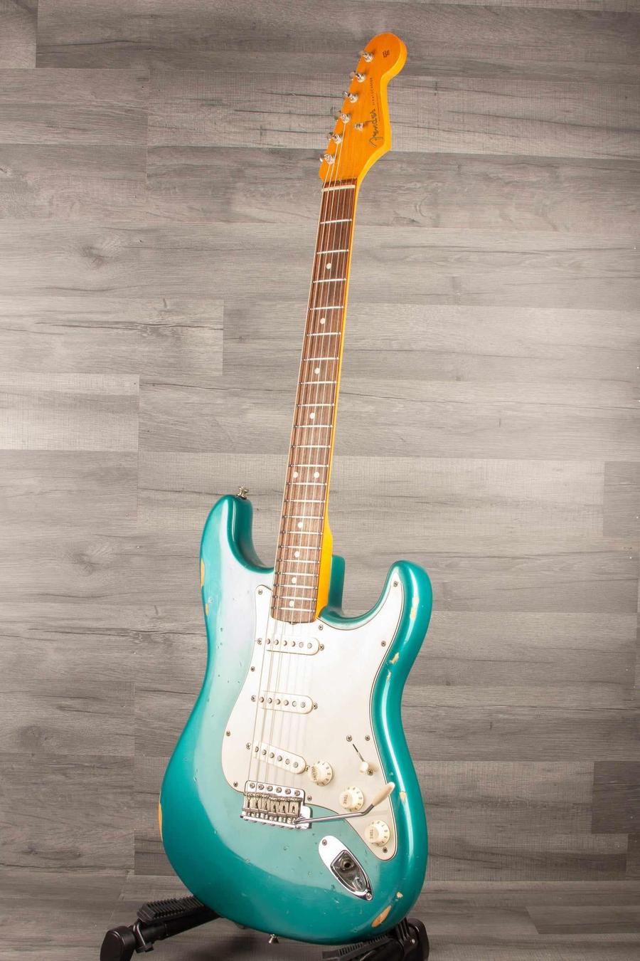 USED - 2004 Fender American Vintage '62 Reissue Strat - Ocean Turquoise with Seymour Antiquity II Surfer Pickups - MusicStreet