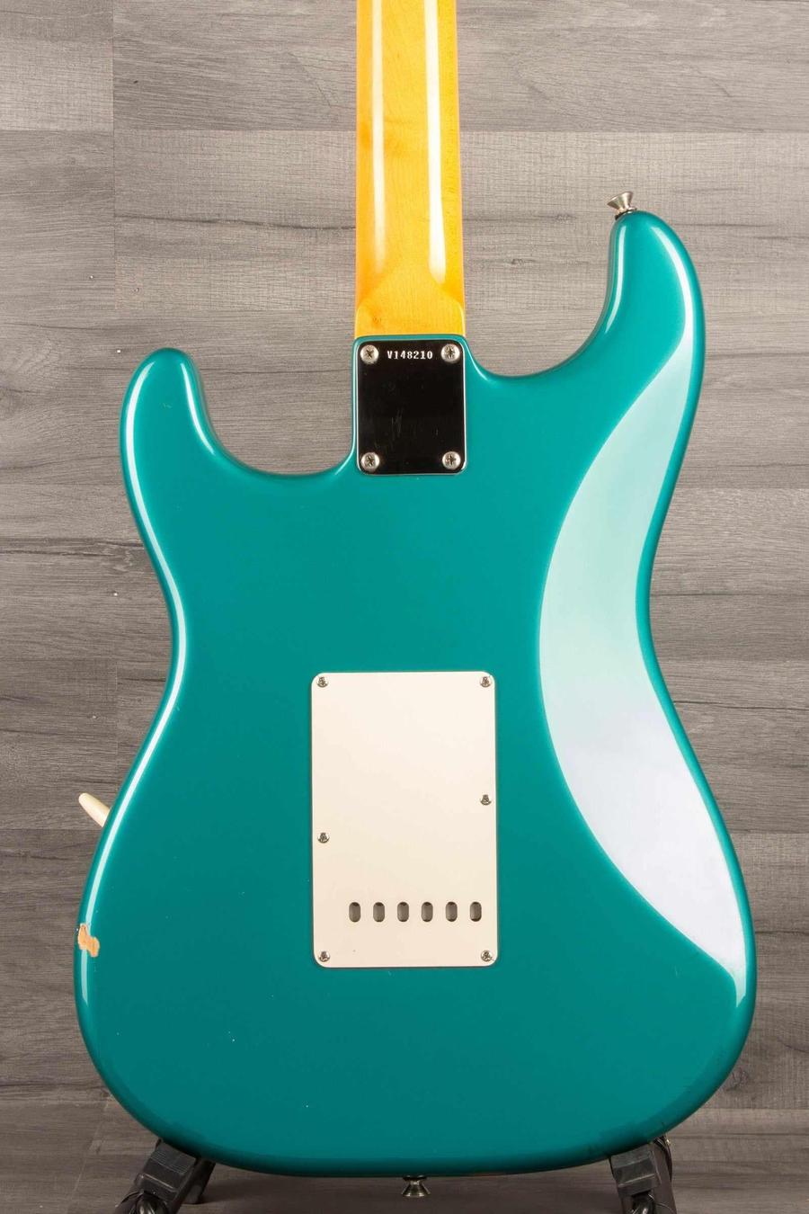 USED - 2004 Fender American Vintage '62 Reissue Strat - Ocean Turquoise with Seymour Antiquity II Surfer Pickups - MusicStreet