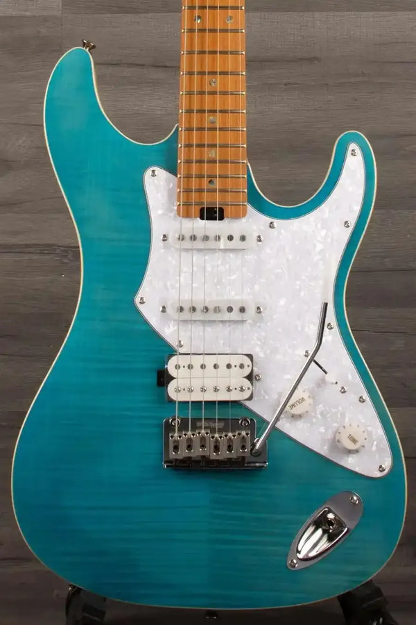 Aria 714 Mk2 Turqoise Blue - MusicStreet