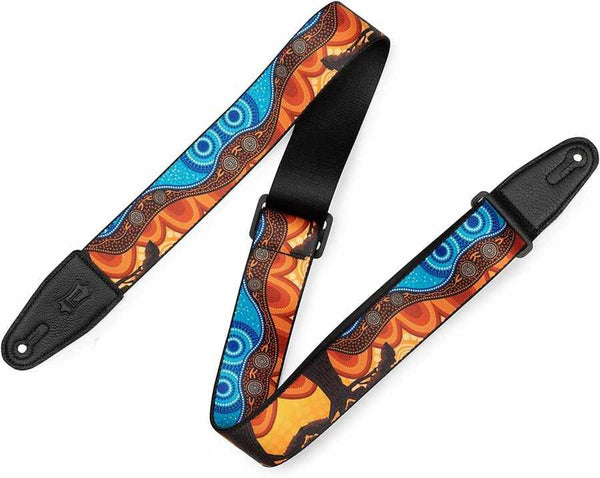 Levy's Down Under Series Guitar Strap - Landscape