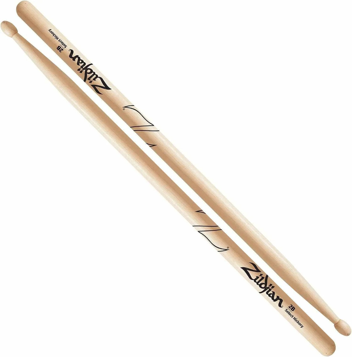 Zildjian Hickory Series 2B Drumsticks