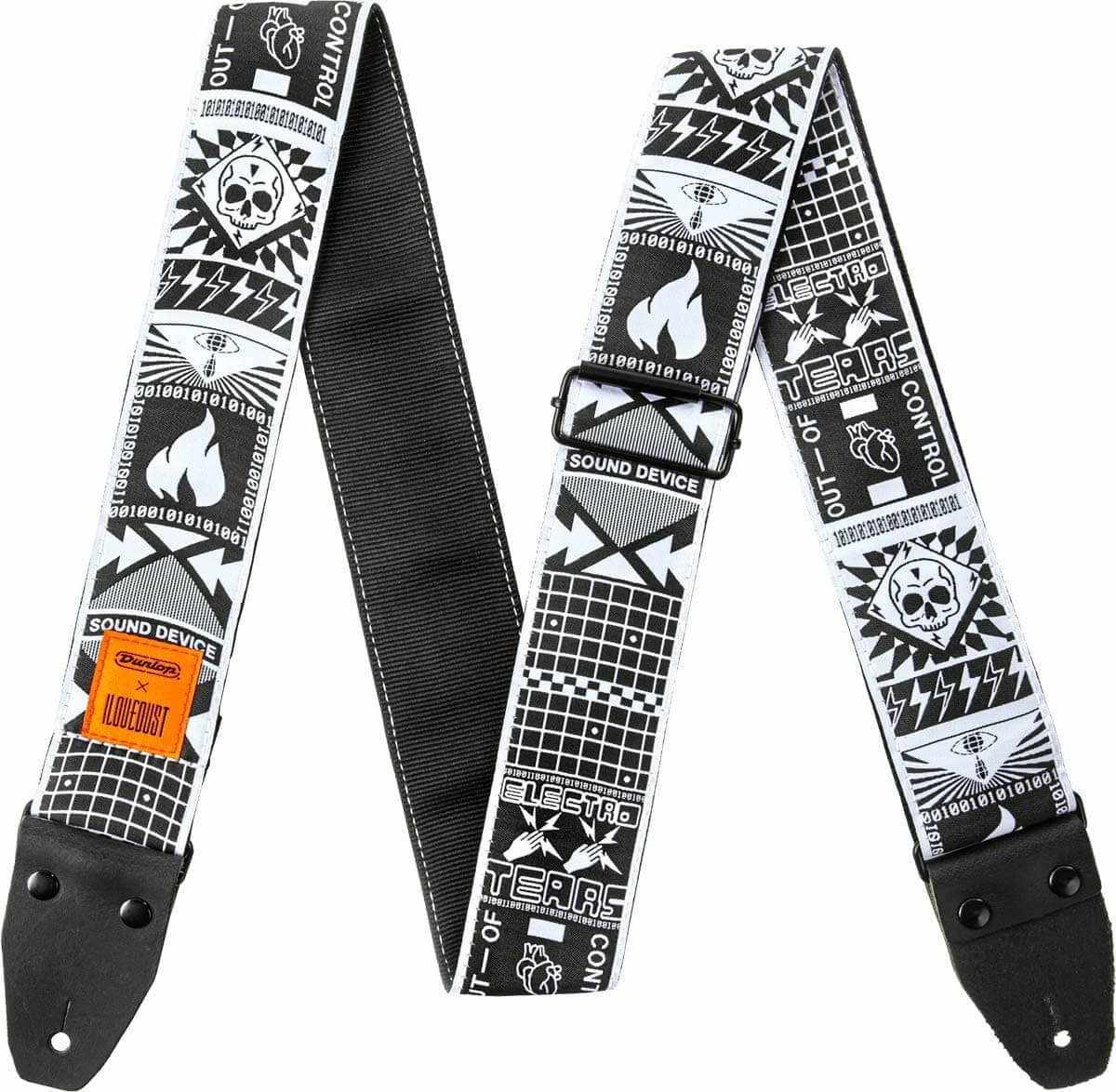 Dunlop Strap - I Love Dust Strap Out of Control - Guitar Strap