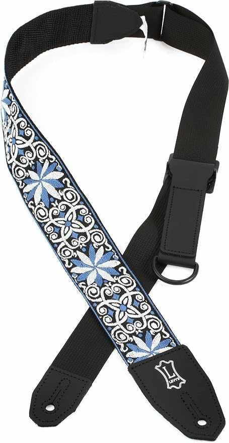 Levy's Right Hight Series Guitar Strap - Blue Hootenanny - MusicStreet