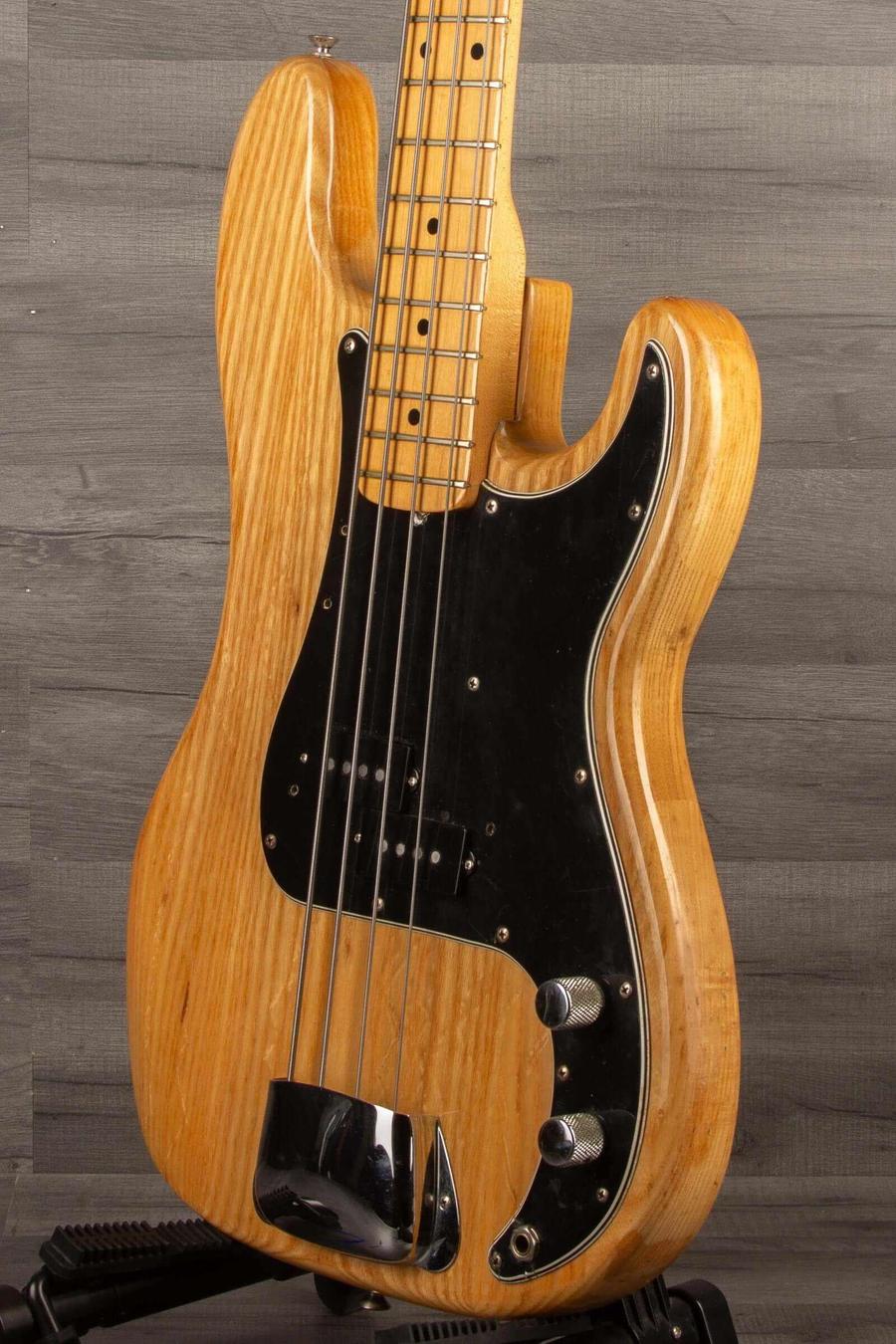 USED - Fender Precision Bass 1976 Natural - MusicStreet