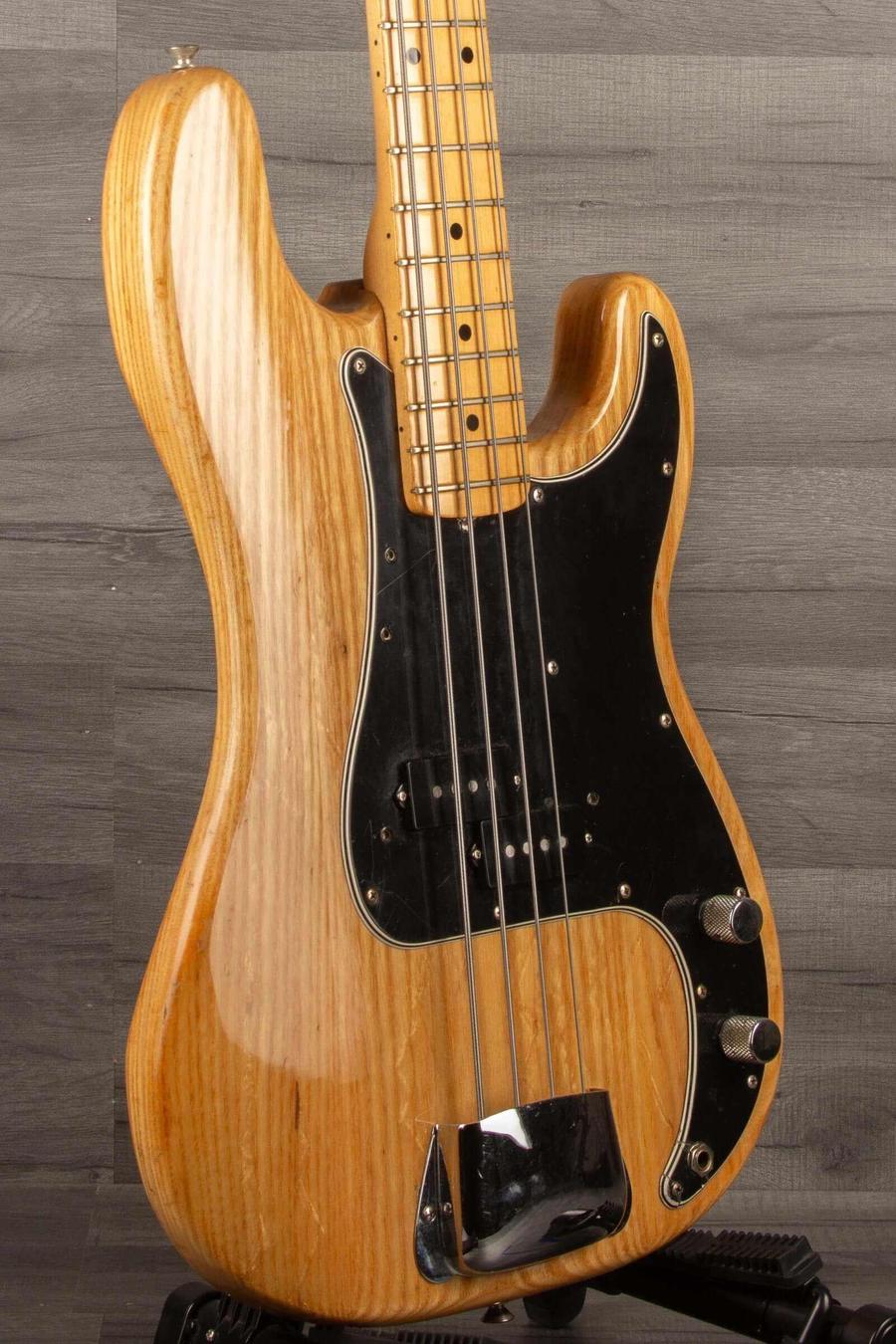 USED - Fender Precision Bass 1976 Natural - MusicStreet