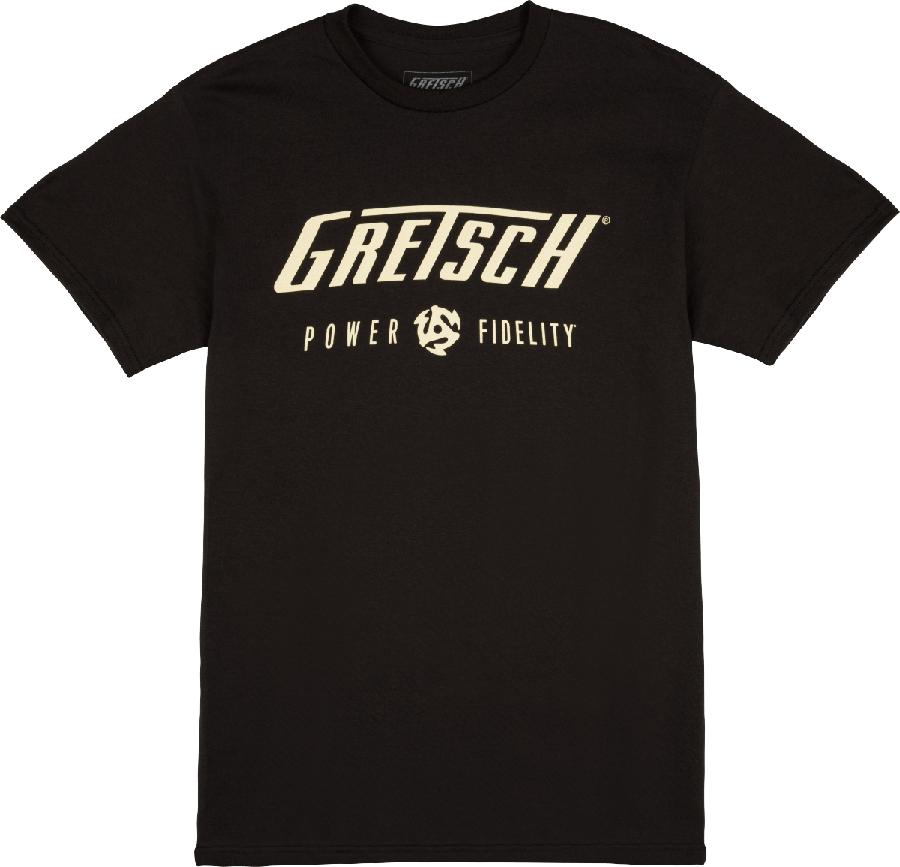 Gretsch® Power & Fidelity™ Logo T-Shirt, Black,