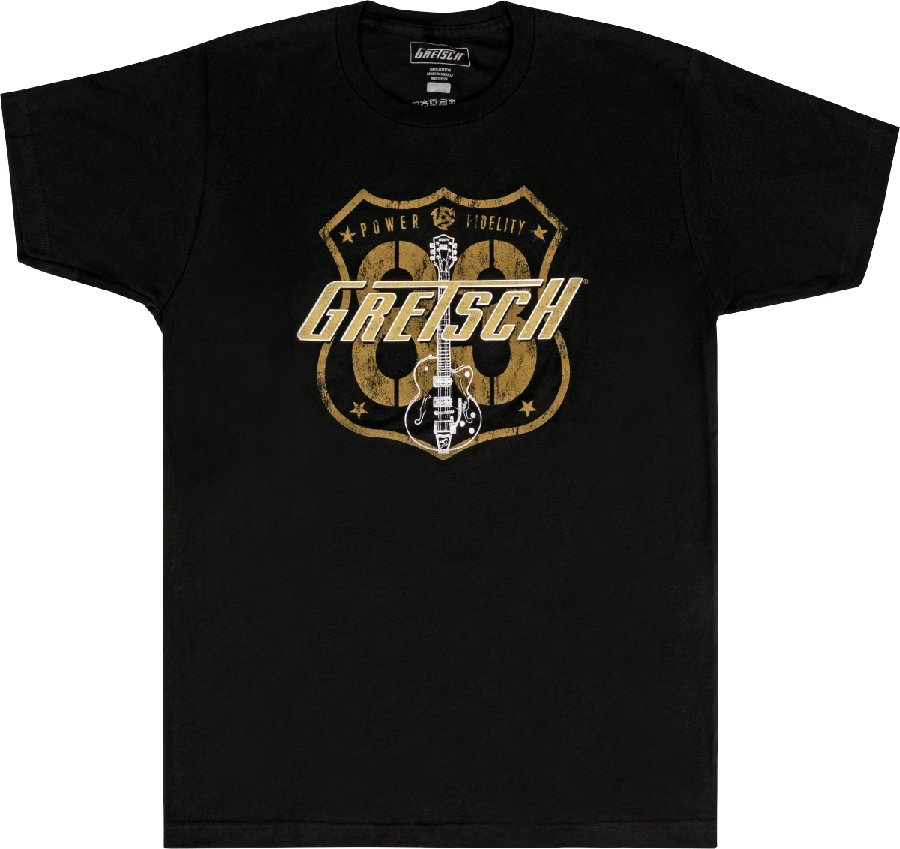 Gretsch® Route 83 T-Shirt, Black