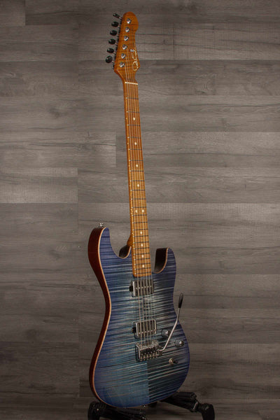 Patrick James Eggle 96 Contour Electric Guitar - Ocean Burst s#30796