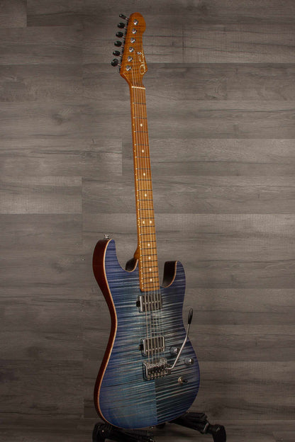 Patrick James Eggle 96 Contour Electric Guitar - Ocean Burst s#30796