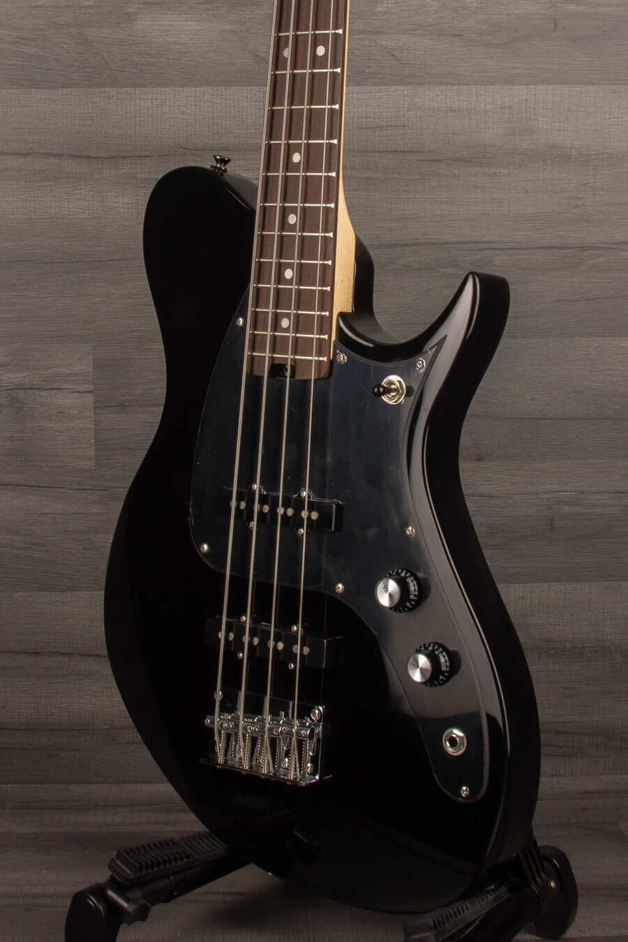 Aria Jet Bass Black - Bass Guitar