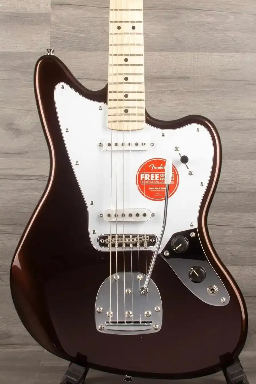 Squier - Affinity Jaguar -  Mystic Metallic Brown - MusicStreet