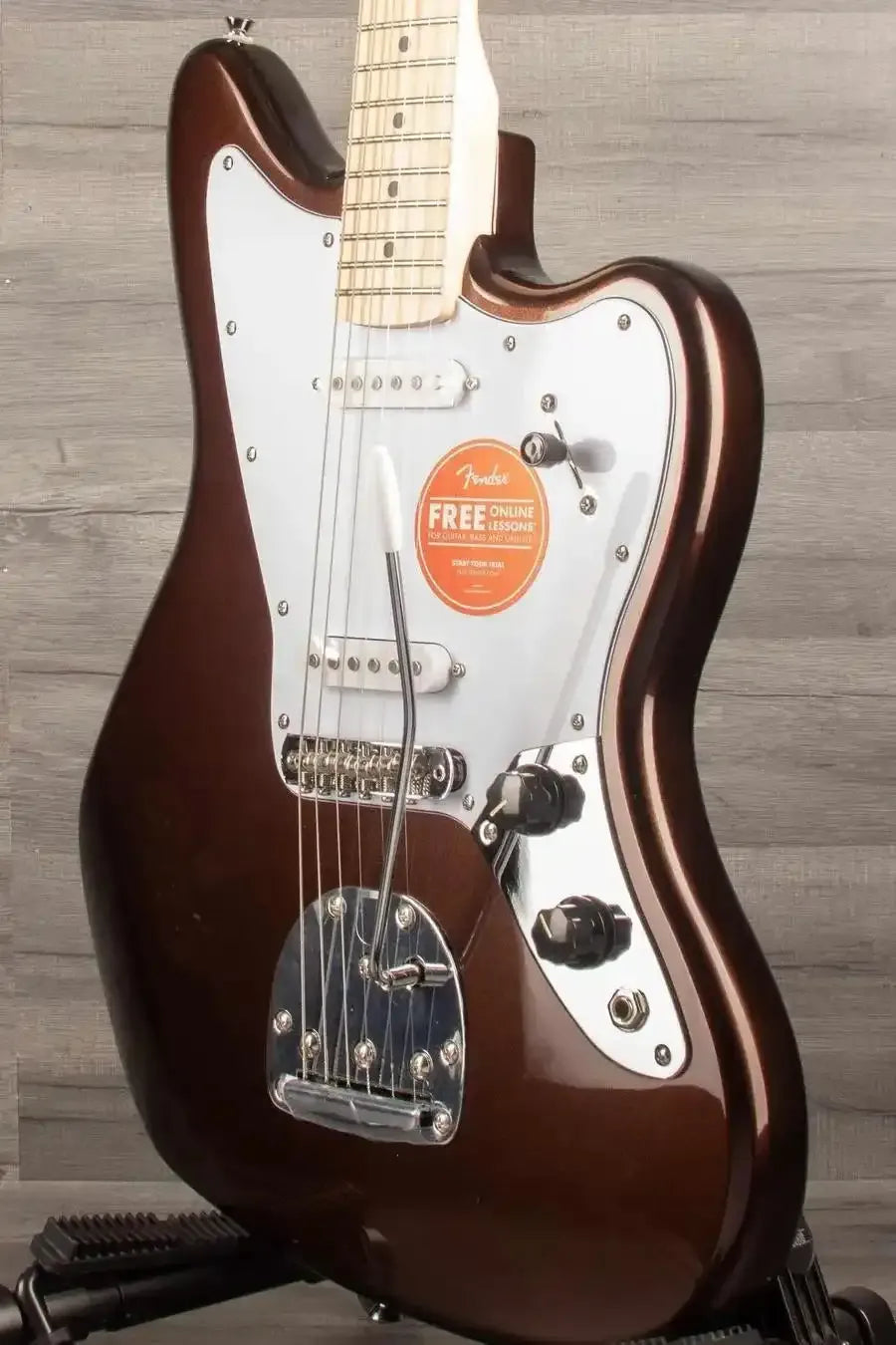 Squier - Affinity Jaguar -  Mystic Metallic Brown - MusicStreet