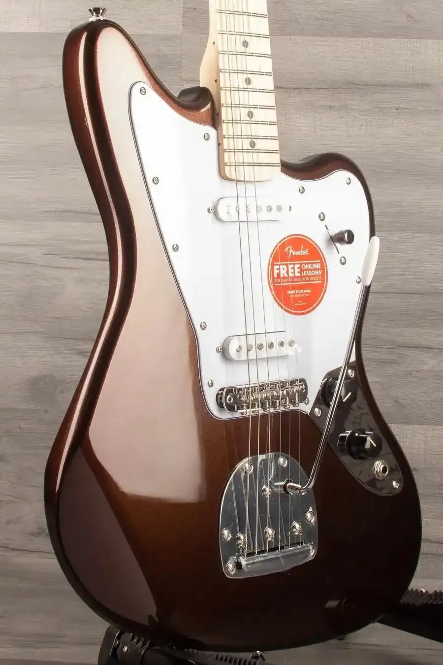 Squier - Affinity Jaguar -  Mystic Metallic Brown - MusicStreet