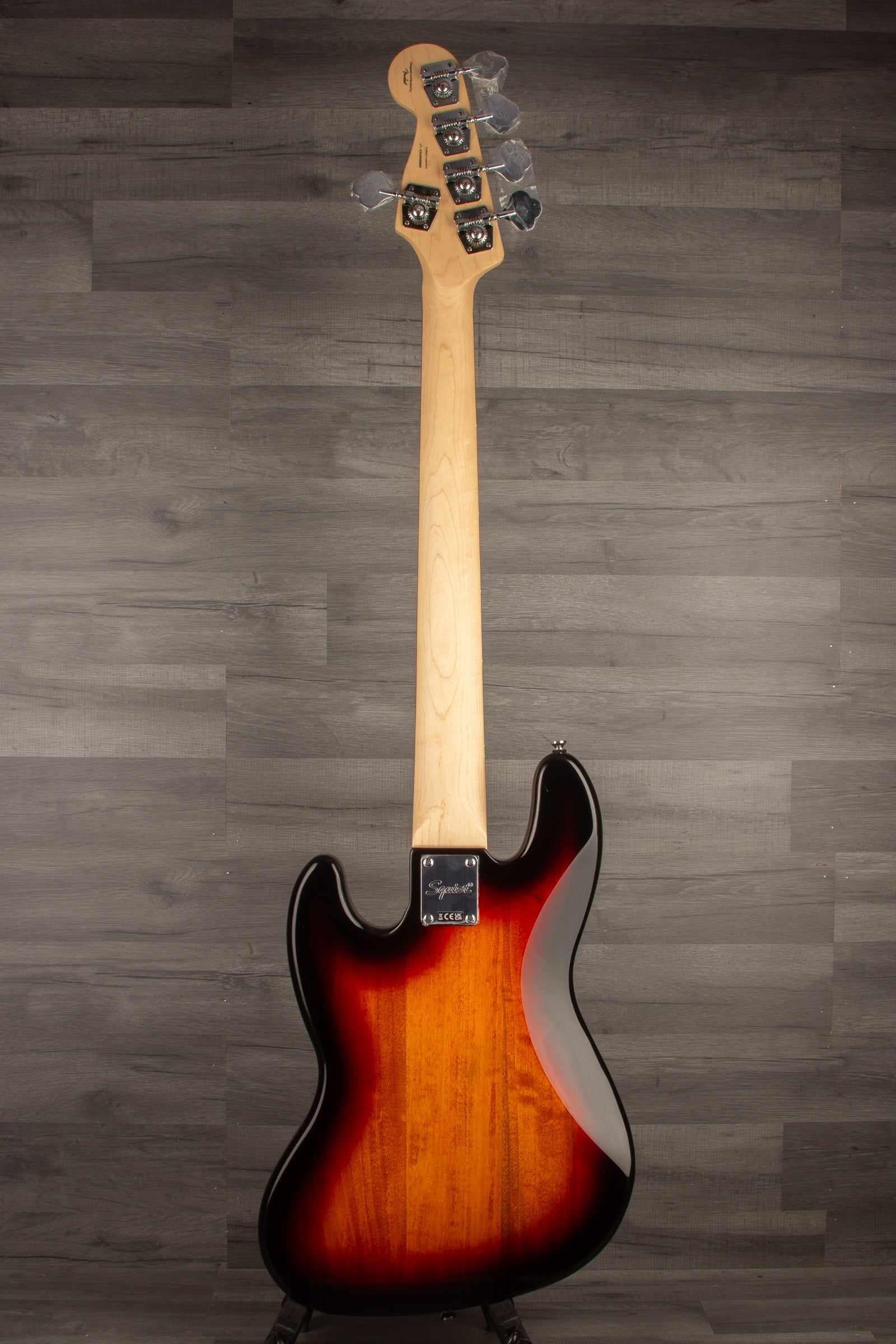 Squier  Affinity Series® Jazz Bass® V, Laurel Fingerboard, Black Pickguard, 3-Color Sunburst