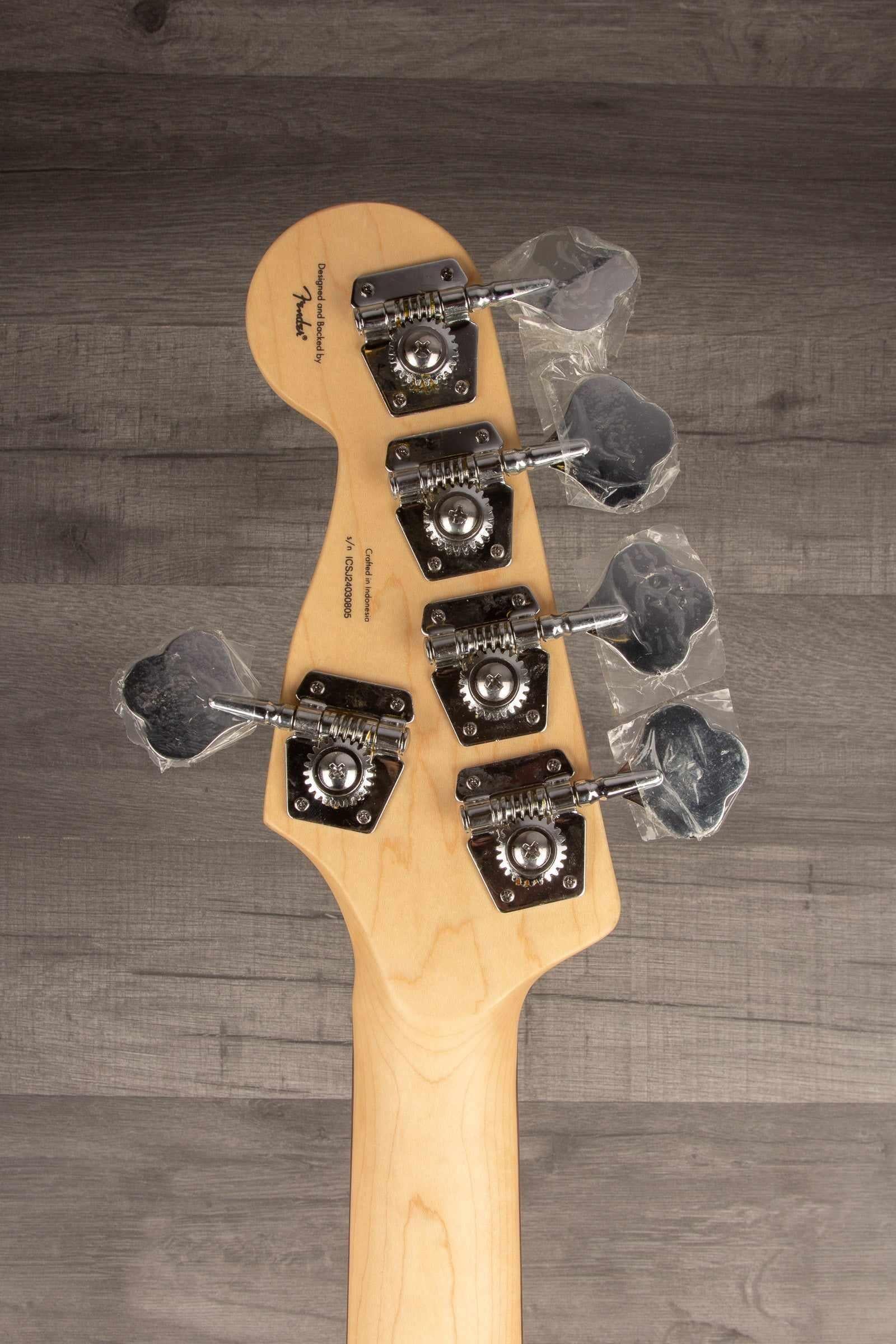 Squier  Affinity Series® Jazz Bass® V, Laurel Fingerboard, Black Pickguard, 3-Color Sunburst