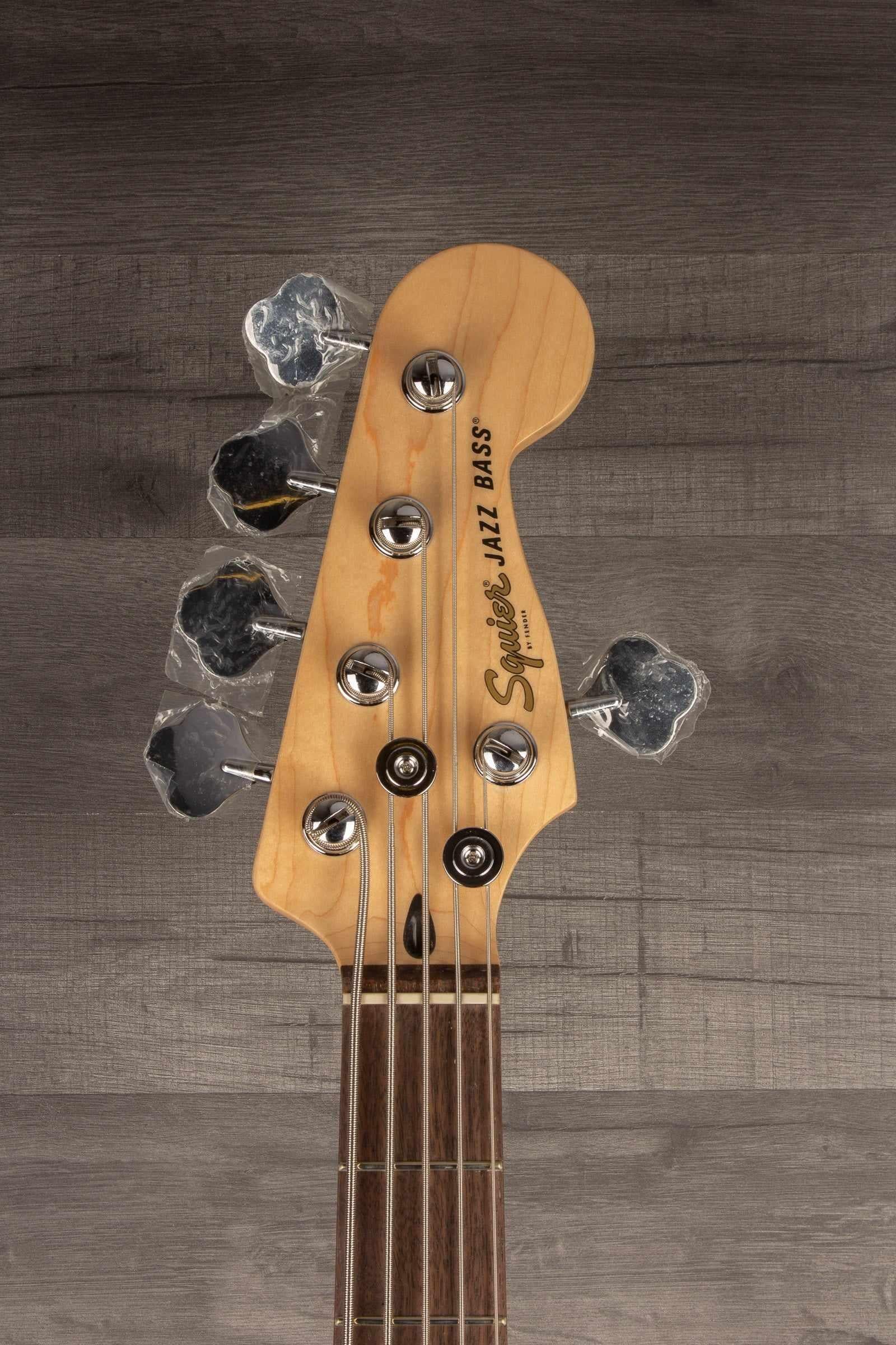Squier  Affinity Series® Jazz Bass® V, Laurel Fingerboard, Black Pickguard, 3-Color Sunburst