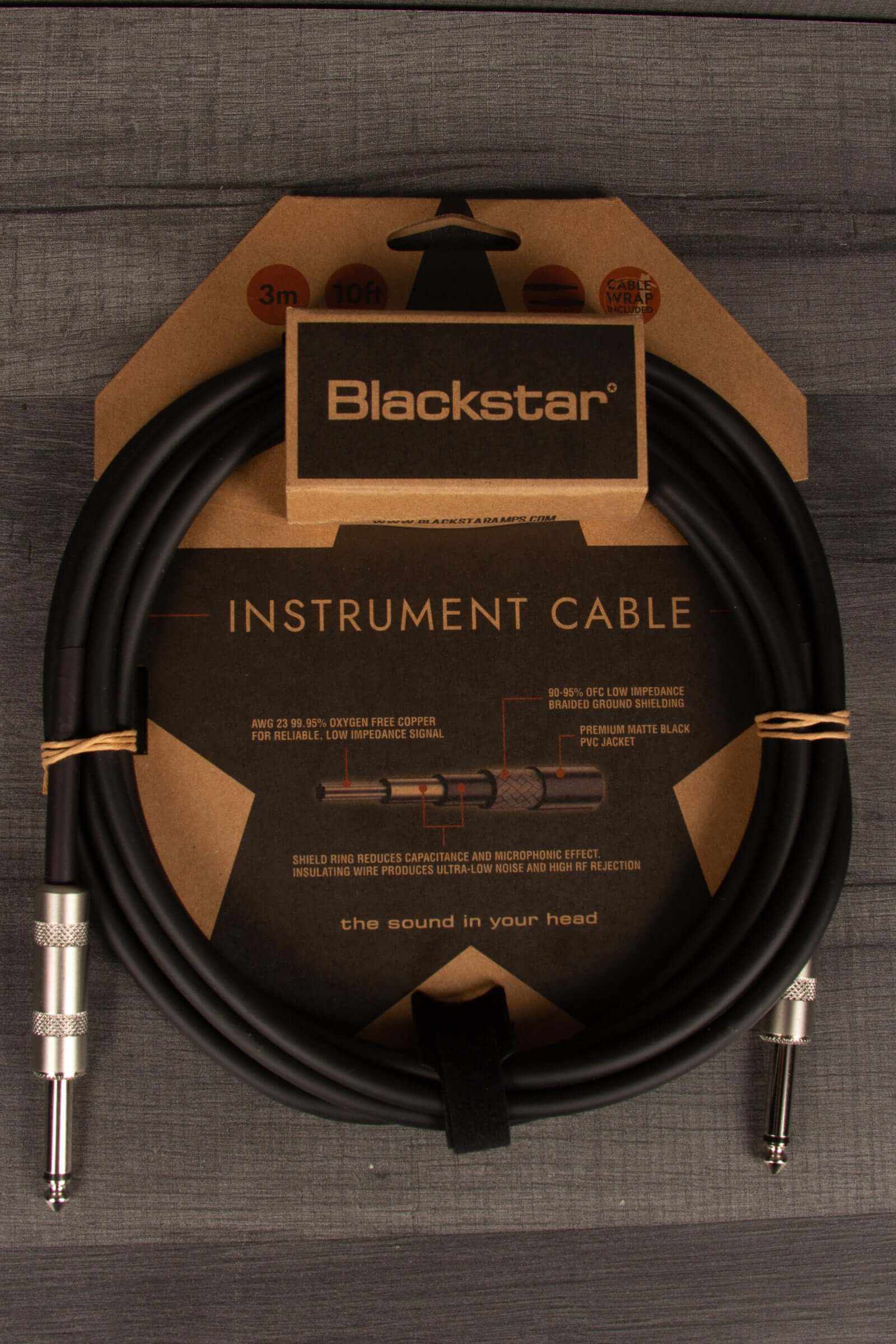 Blackstar 3m Straight to Straight jack cable