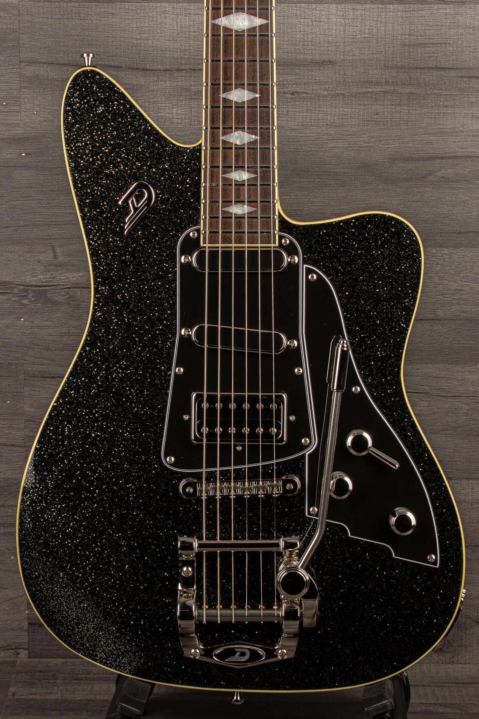 Duesenberg Paloma Black sparkle Electric Guitar Incl. gig bag