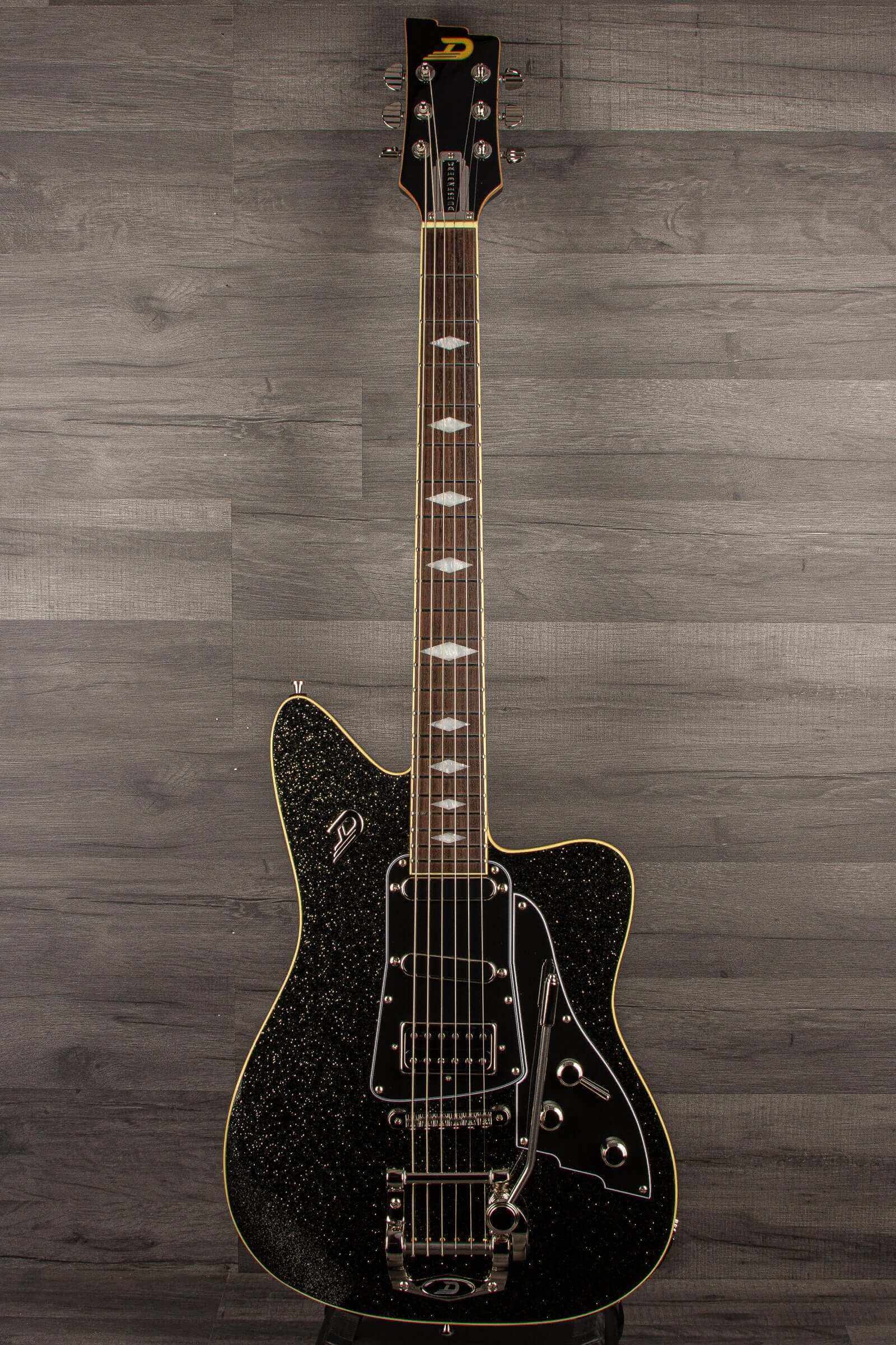 Duesenberg Paloma Black sparkle Electric Guitar Incl. gig bag