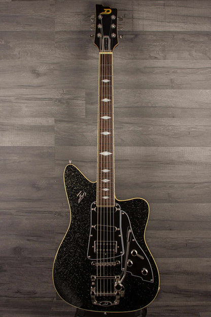 Duesenberg Paloma Black sparkle Electric Guitar Incl. gig bag