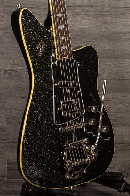 Duesenberg Paloma Black sparkle Electric Guitar Incl. gig bag