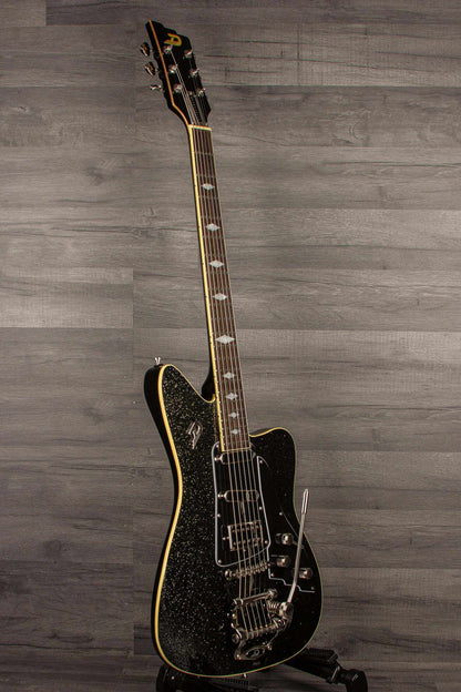 Duesenberg Paloma Black sparkle Electric Guitar Incl. gig bag