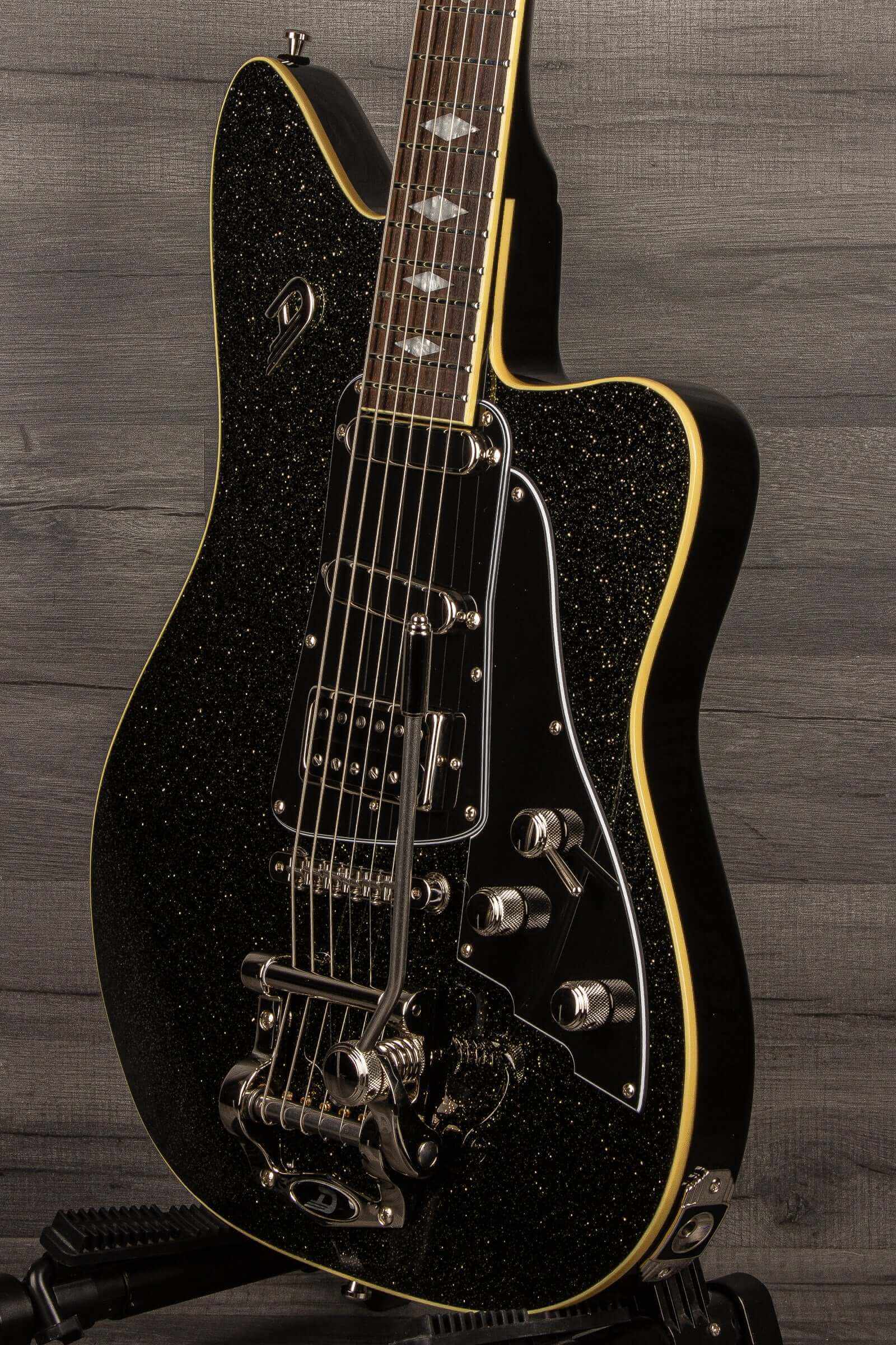 Duesenberg Paloma Black sparkle Electric Guitar Incl. gig bag