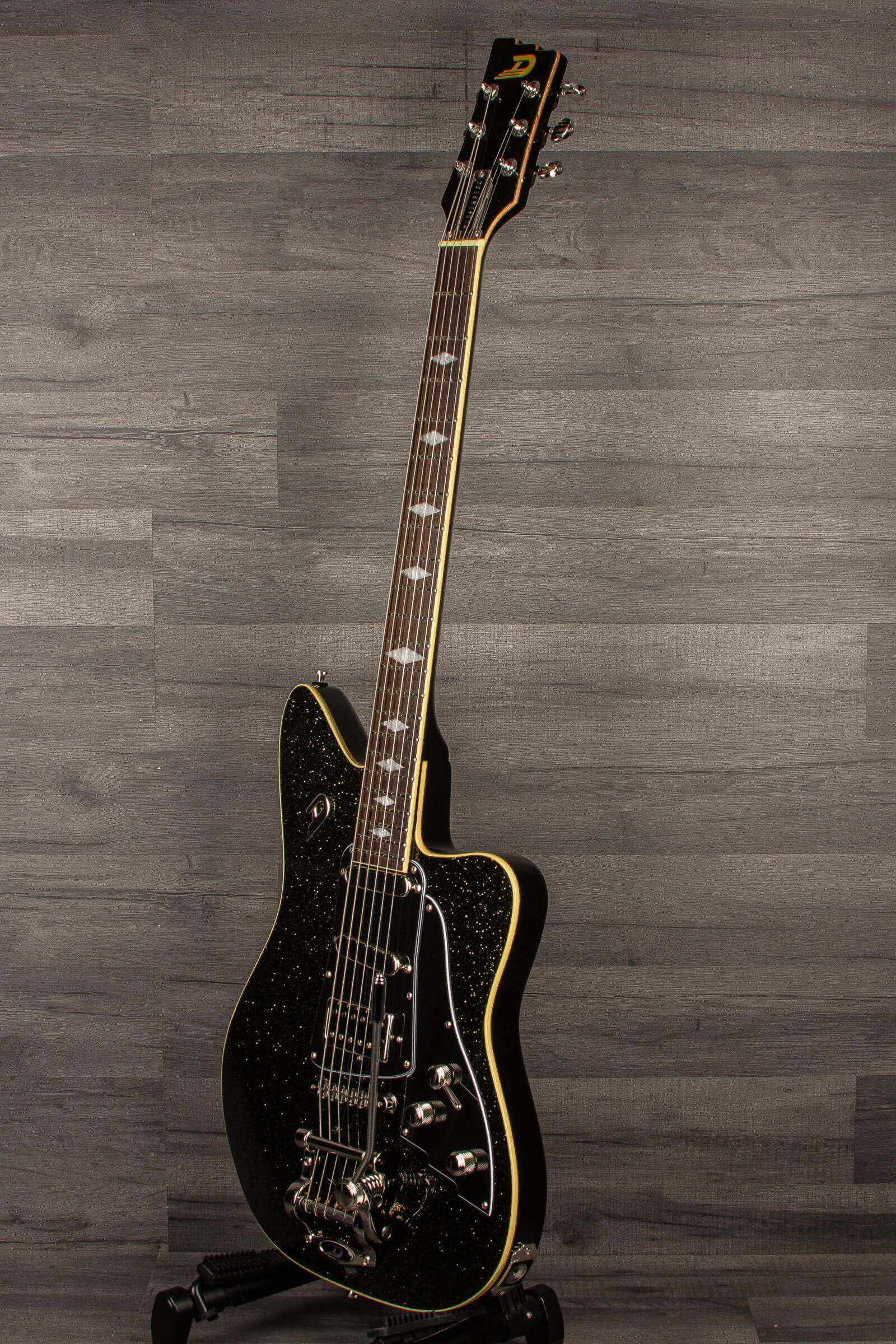 Duesenberg Paloma Black sparkle Electric Guitar Incl. gig bag