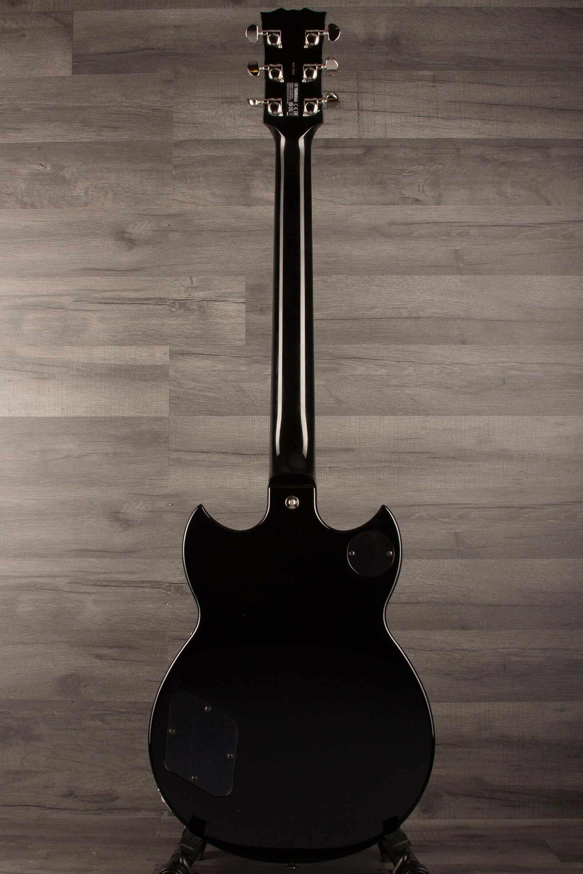 B-stock Yamaha SG1802 Black - Premium Electric Guitar back view with refinished neck