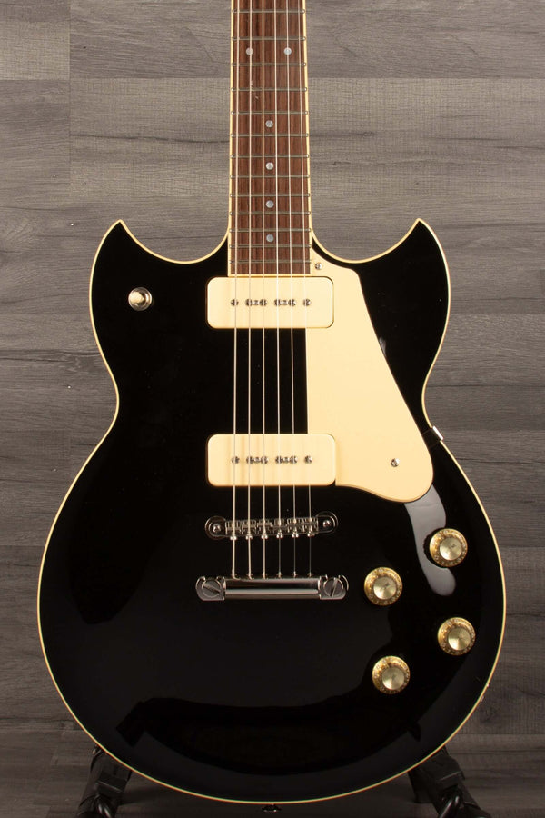 B-stock Yamaha SG1802 Black - Premium Electric Guitar with refinished neck and vintage styling.