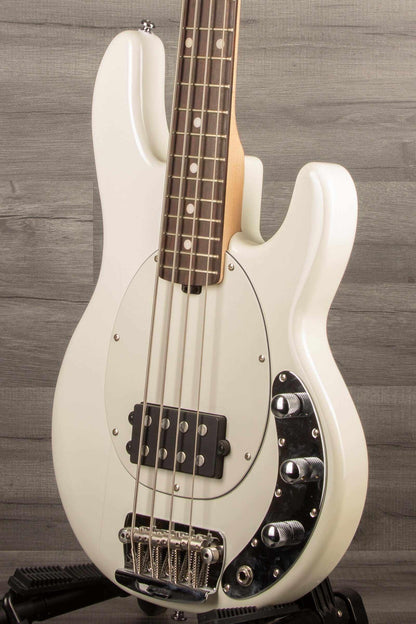 *B Stock - Sterling Stingray Short Scale Bass Guitar - Olympic White