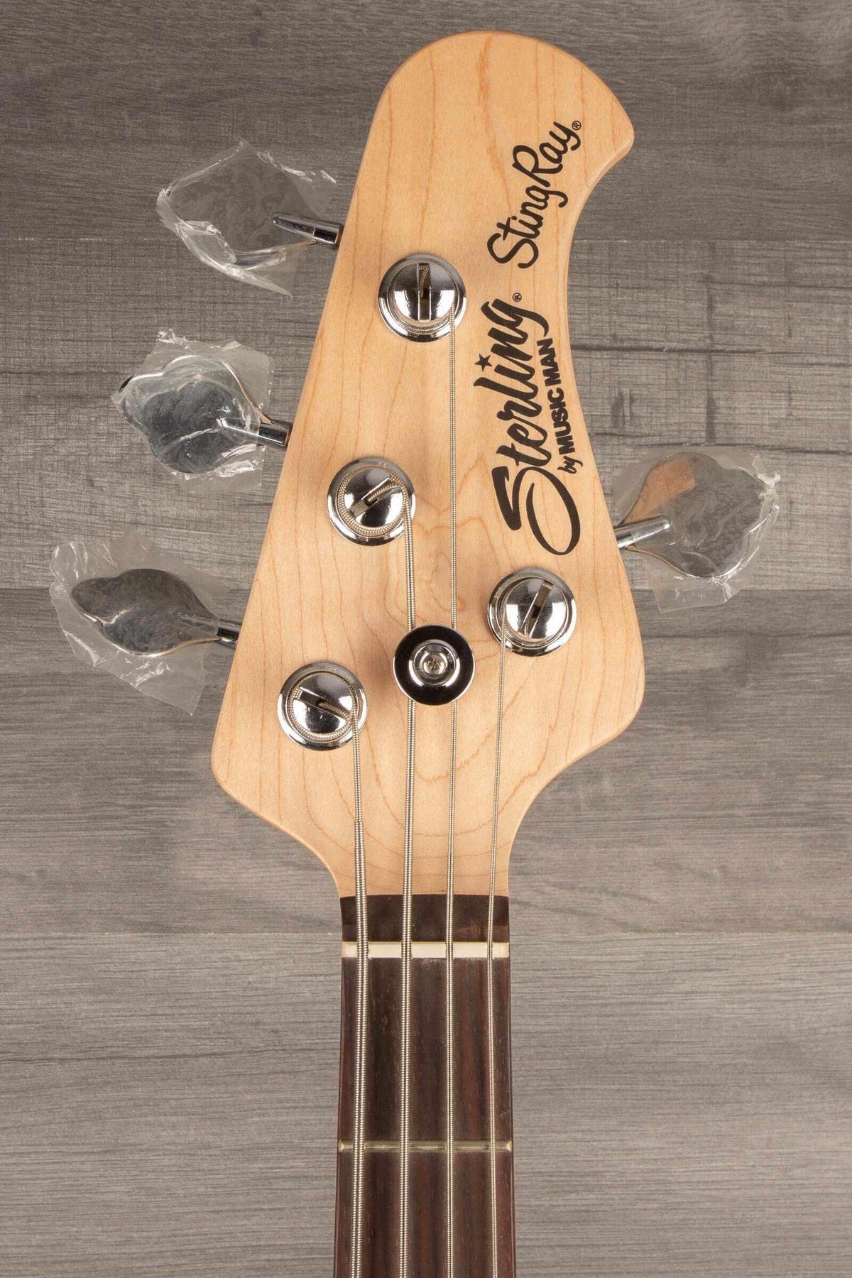 *B Stock - Sterling Stingray Short Scale Bass Guitar - Olympic White - MusicStreet