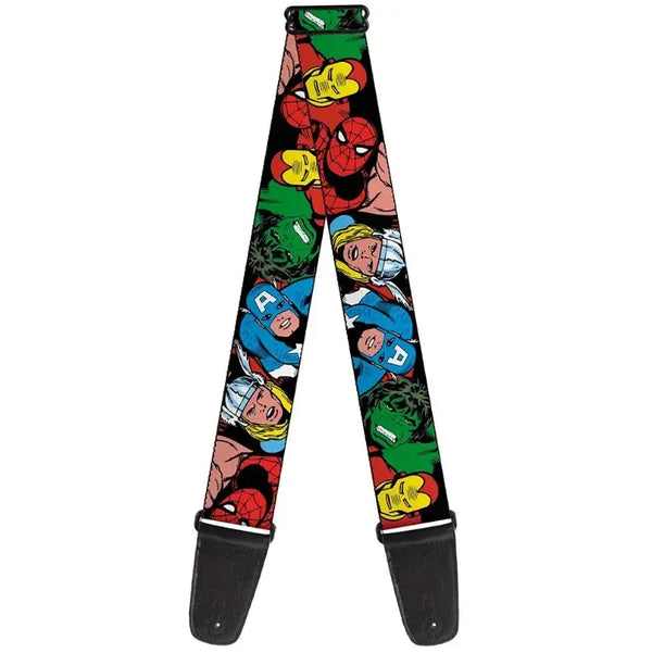 Buckle Down Bd Seatbelt Buckle Guitar Strap - Marvel Comics