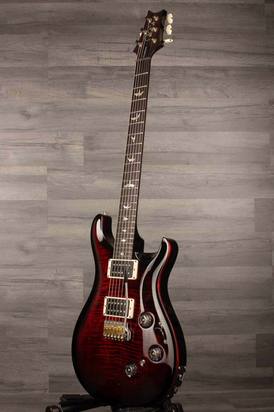 PRS Custom 24 Piezo Electric Guitar - Fire Smokeburst