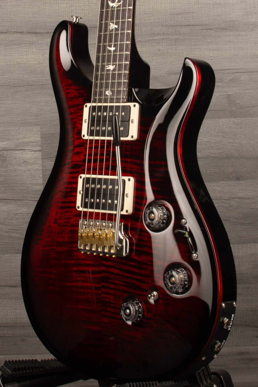 PRS Custom 24 Piezo Electric Guitar - Fire Smokeburst