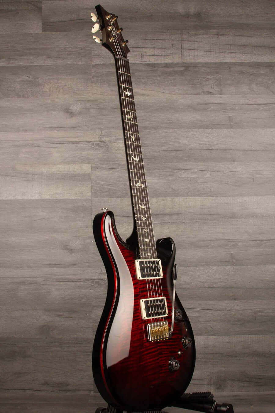 PRS Custom 24 Piezo Electric Guitar - Fire Smokeburst