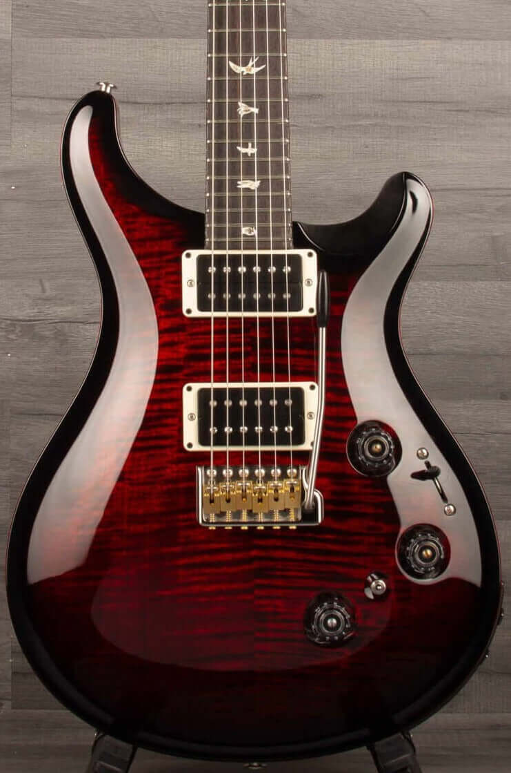 PRS Custom 24 Piezo Electric Guitar - Fire Smokeburst