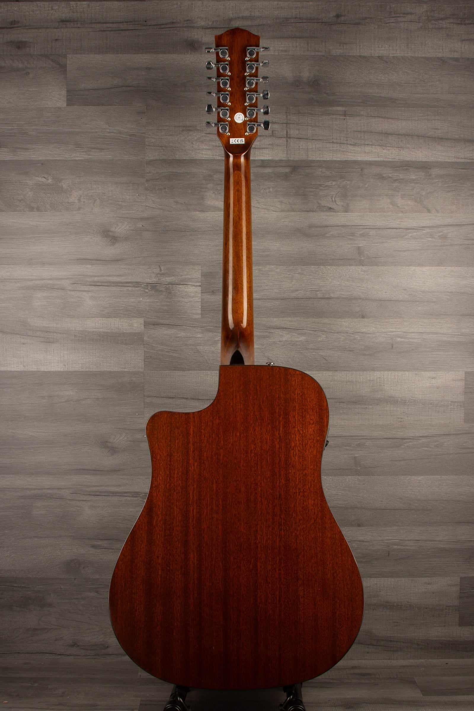 Fender CD-60SCE Dreadnought 12-string, Walnut Fingerboard, Natural - MusicStreet
