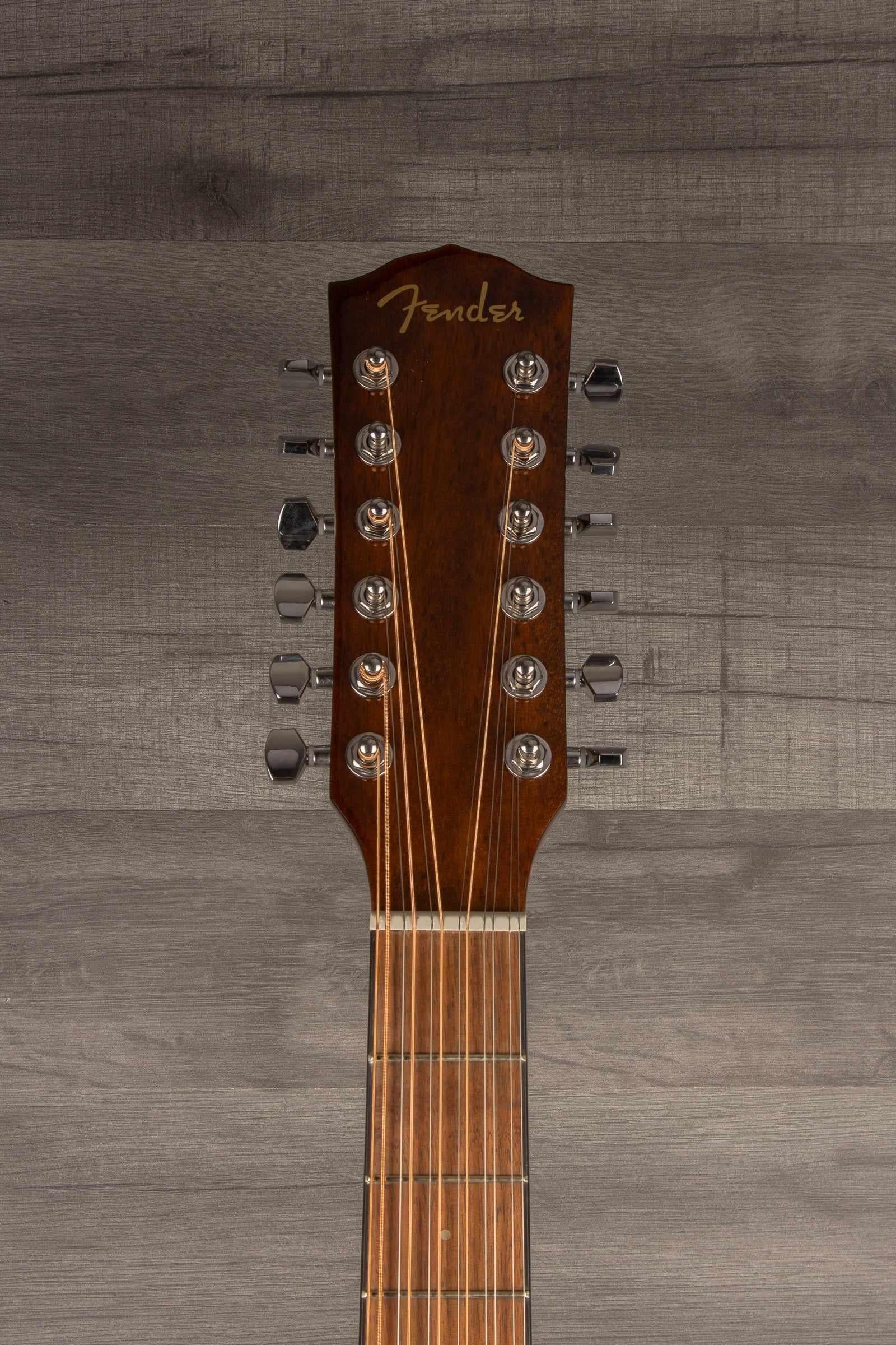 Fender CD-60SCE Dreadnought 12-string, Walnut Fingerboard, Natural - MusicStreet
