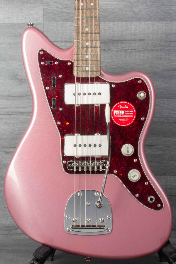 Squier FSR Classic Vibe™ 60s Jazzmaster®, Laurel Fingerboard, Tortoishell Pickguard, Matching Headstock, Burgundy Mist