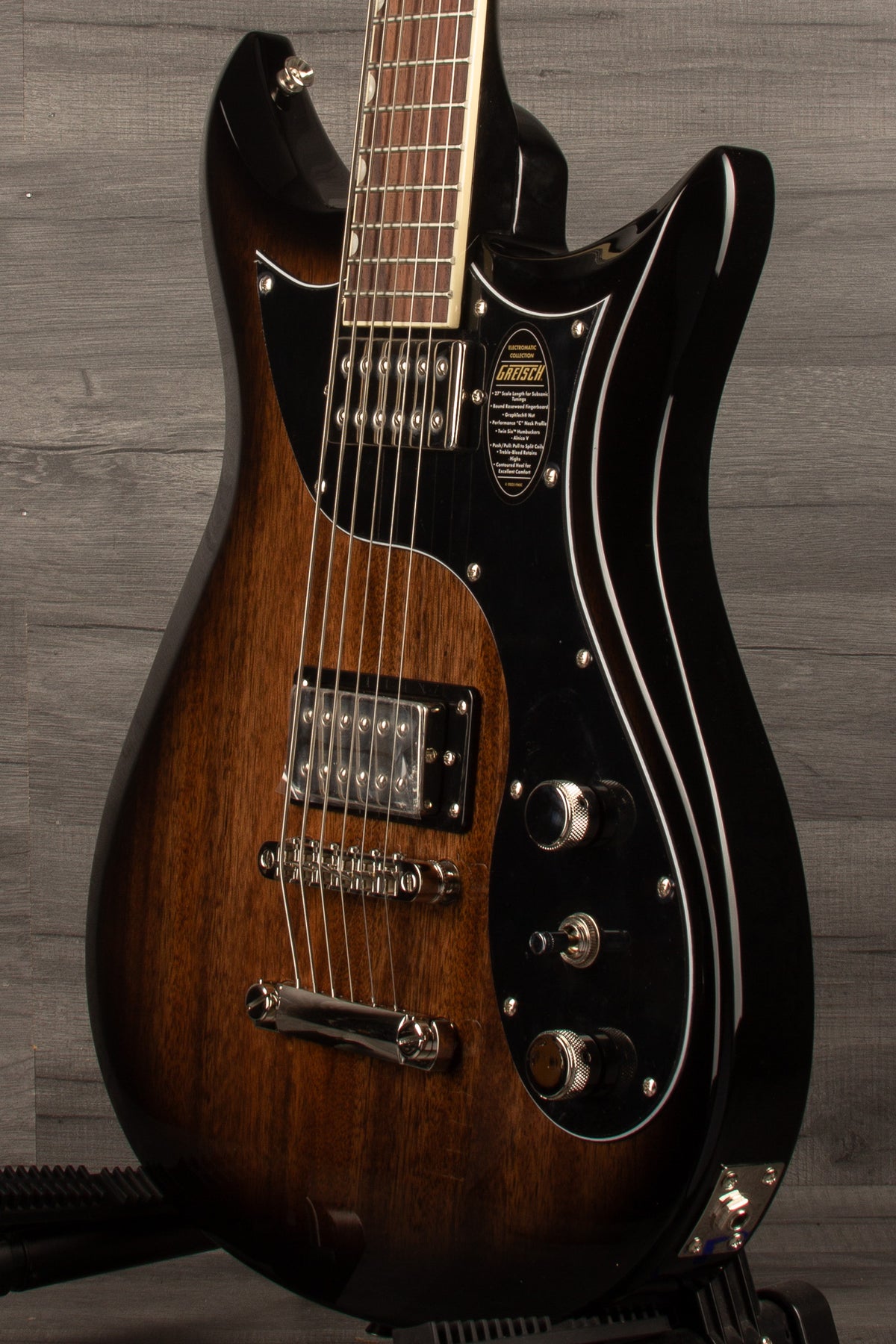 Gretsch Electromatic Baritone Guitar with Rosewood Fingerboard in Bristol Fog Finish