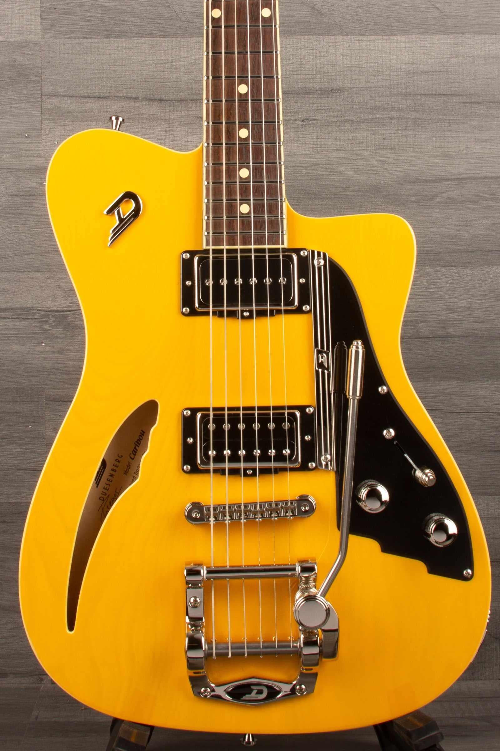 Duesenberg Caribou Electric Guitar - Butterscotch (With Hard Case) - MusicStreet