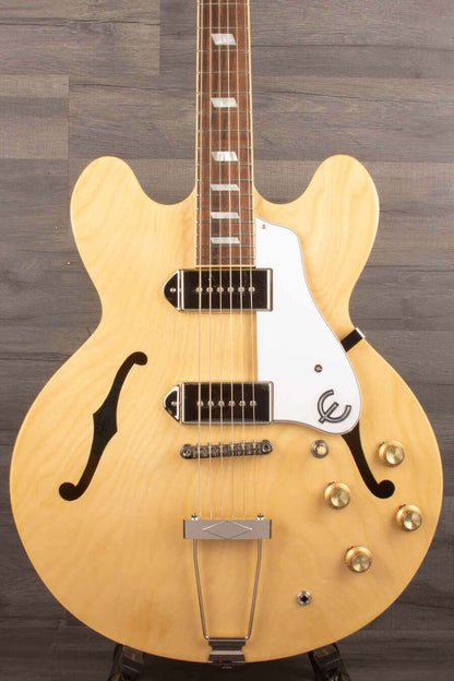 Epiphone Casino Electric Guitar - Natural (Includes Premium Gig Bag)